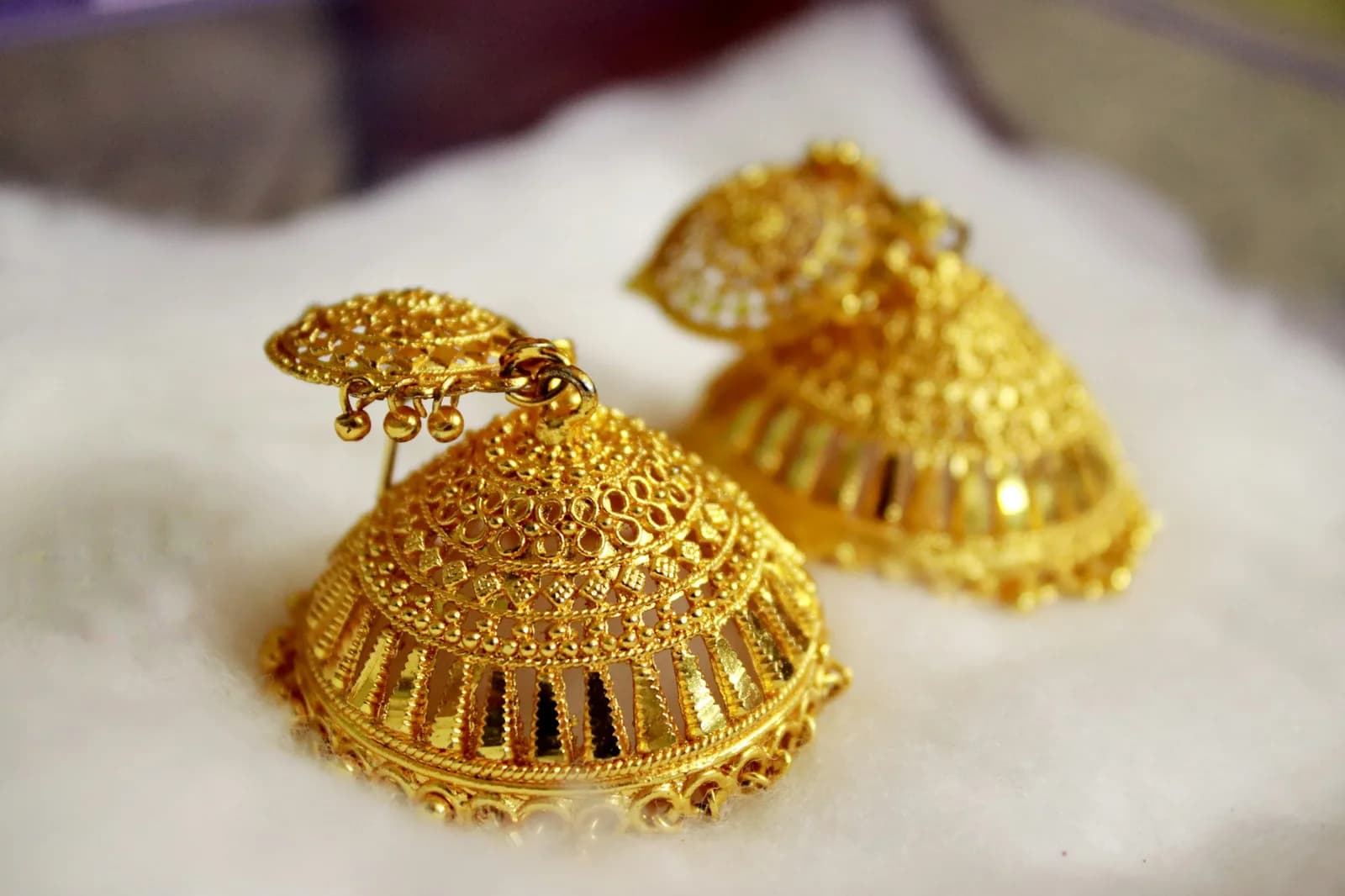 Temple Antique Gold Necklace - Gold and silver beaded necklace